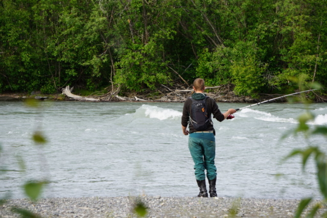 Salmon fishing