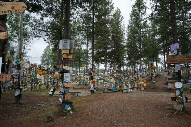 Sign Post Forest at Watson Lake