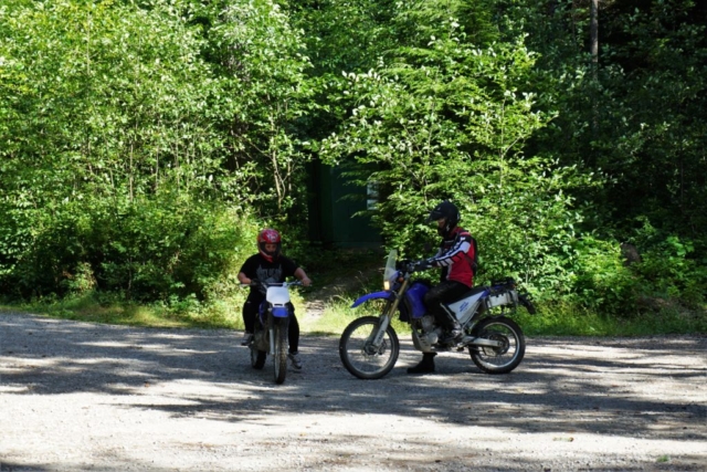 Hitting the trails with the youngsters