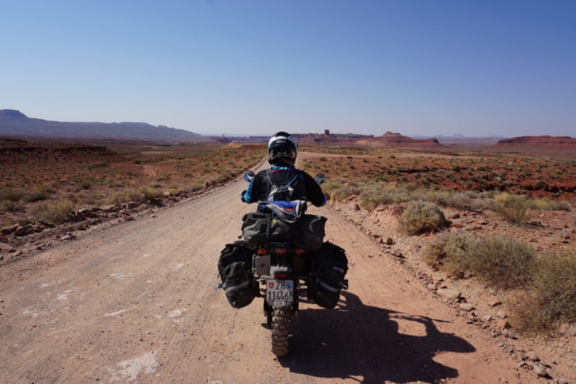 Riding through Valley of the Gods