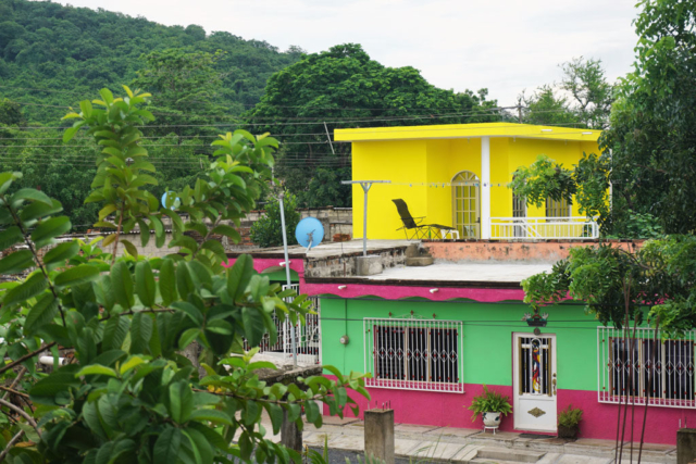 Riva, Mexico - colourful buildings