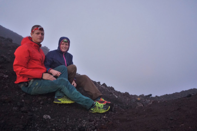 Happy but tired hikers :-)