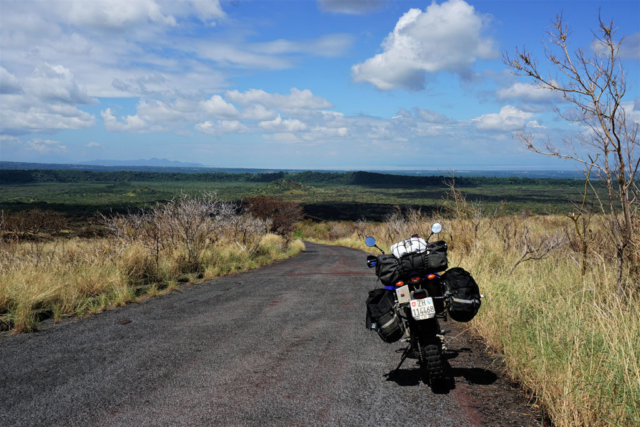 Great view riding down from Volcano Masaya