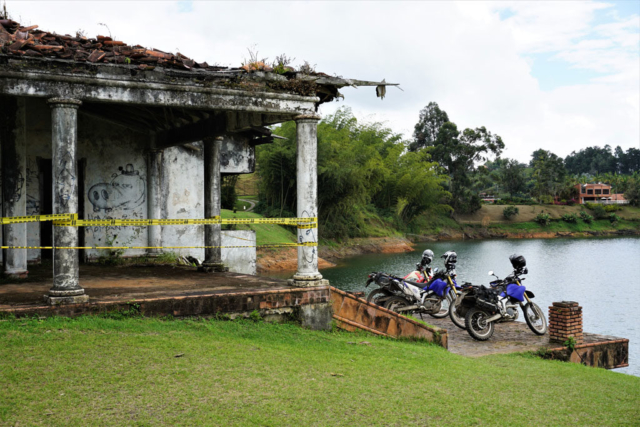 Parking infront of "La Manuela" - Pablo Escobar's Villa