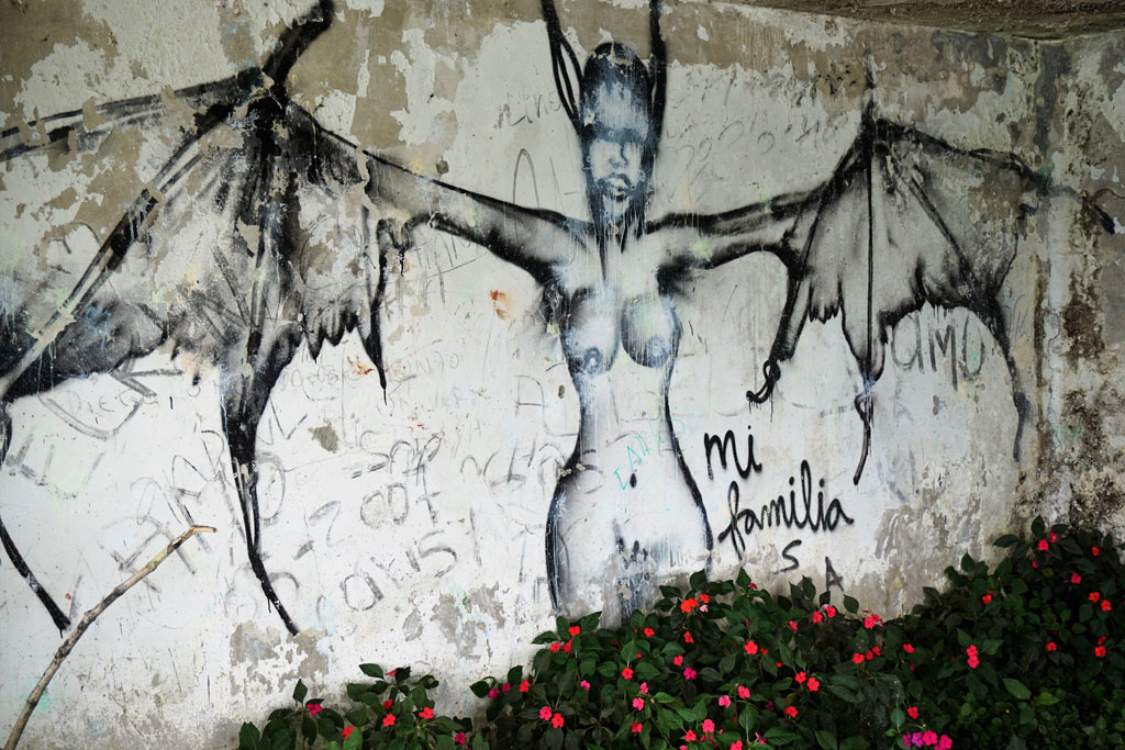 Grafiti in the villa