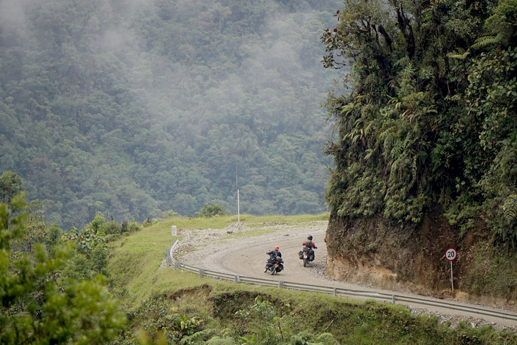 Trampolín de la muerte - death road Colombia