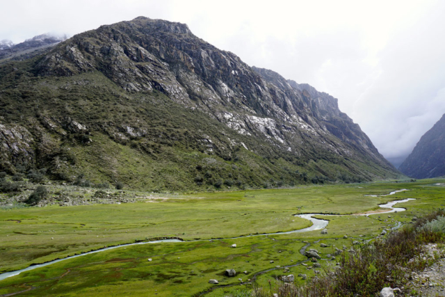 Crossing back over the Huascaràn National Park